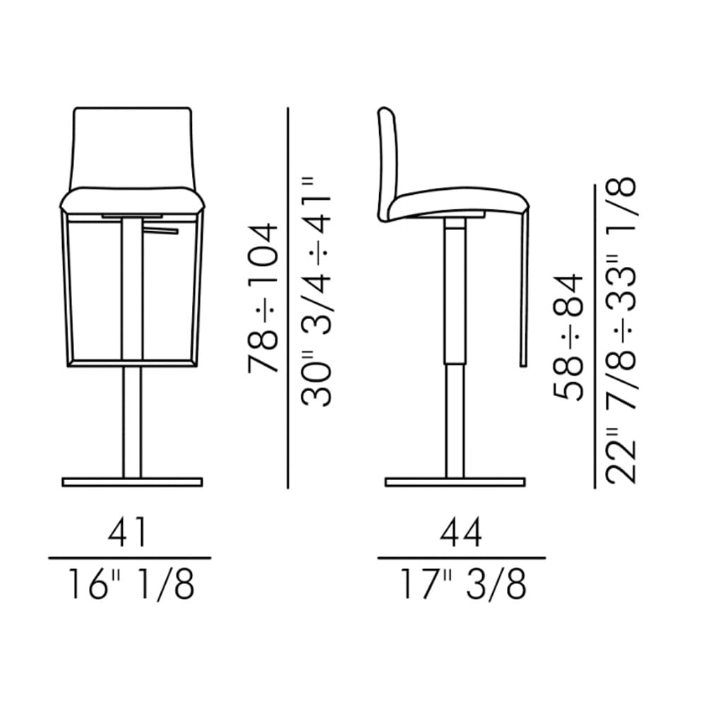 Cindy Bar Stool by Italforma
