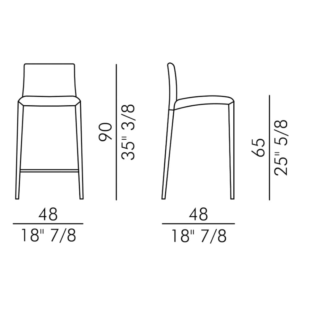 Cindy 65 Bar Stool by Italforma