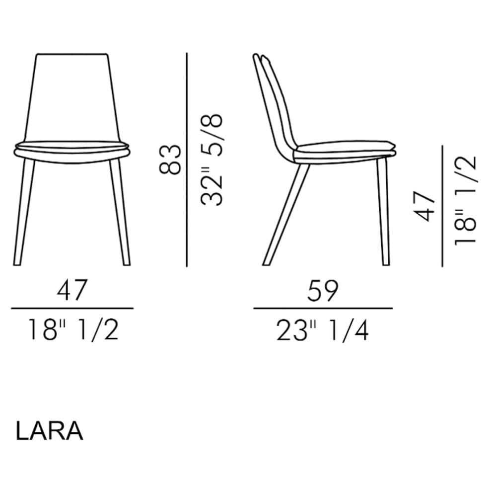 Lara G Dining Chair by Italforma