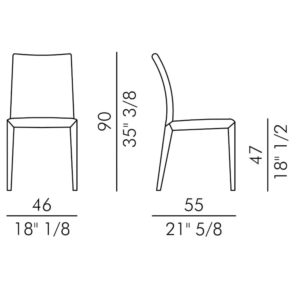 Thea Dining Chair by Italforma