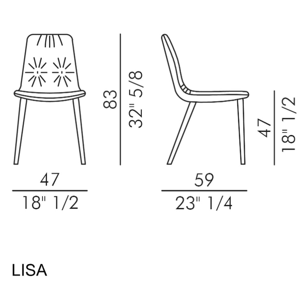 Lisa G Dining Chair by Italforma