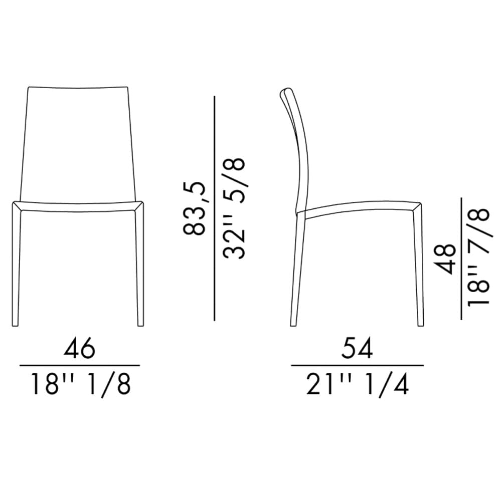 Bea Dining Chair by Italforma