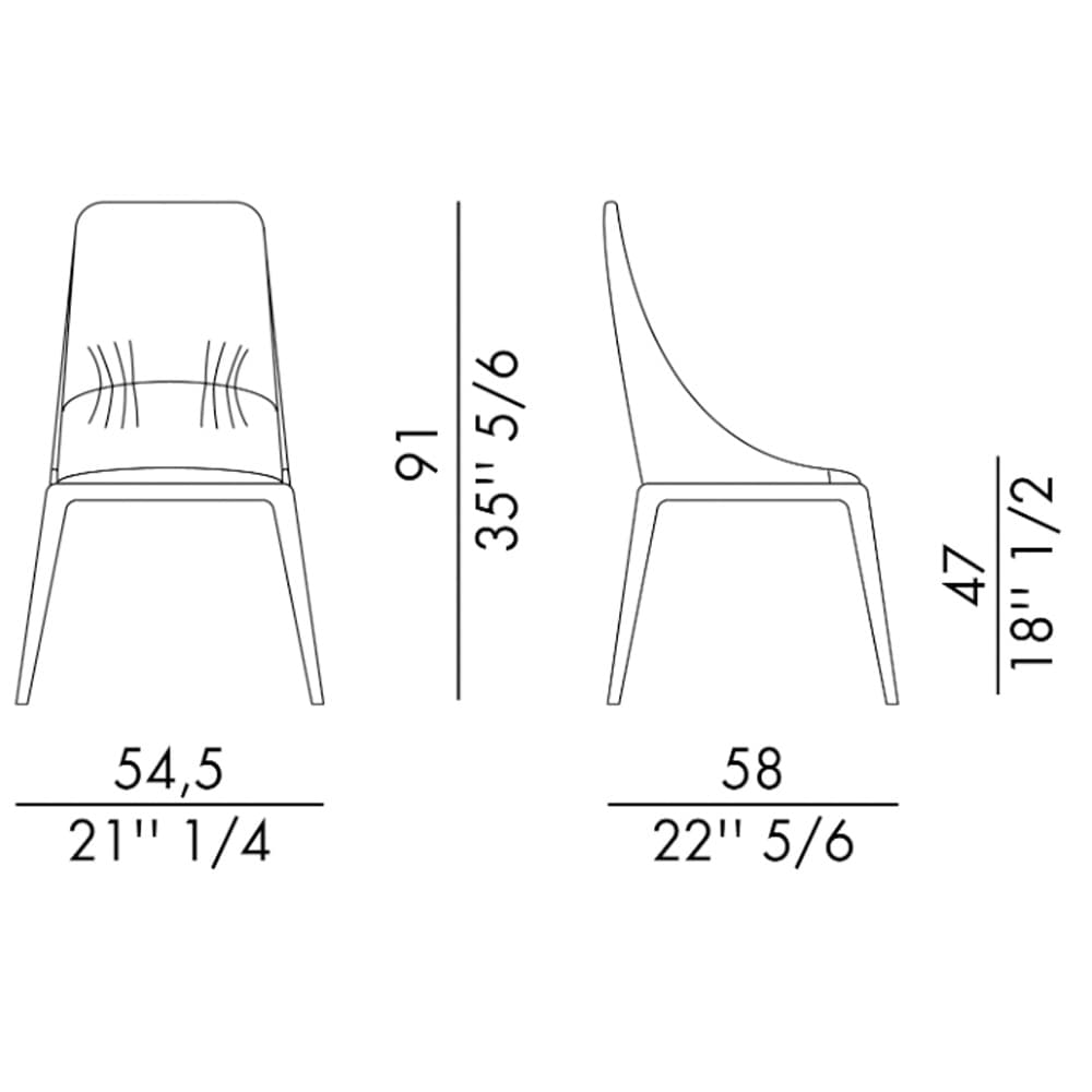 Sofia Dining Chair by Italforma