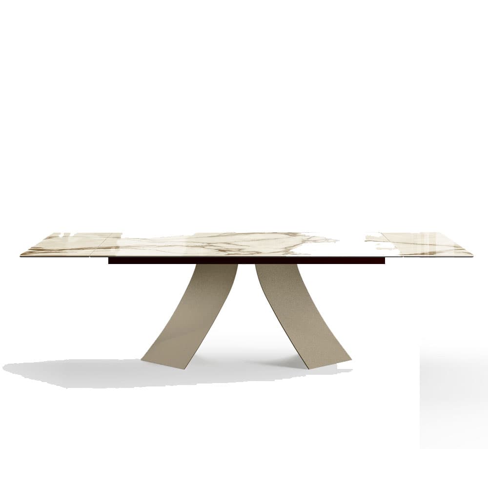 Twist Extendable Top Ceramic Dining Table By FCI London