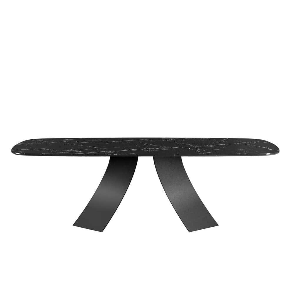 Twist Top Marble Dining Table By FCI London