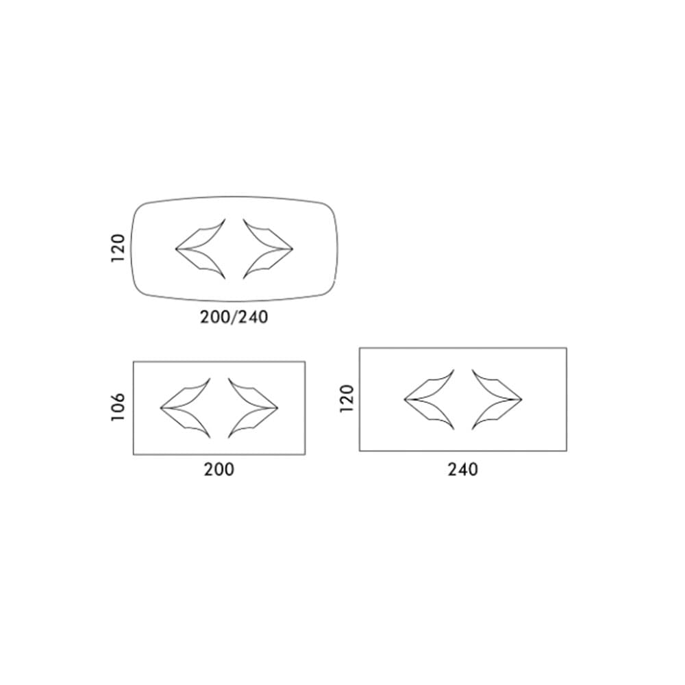 Twist Top Marble Dining Table By FCI London