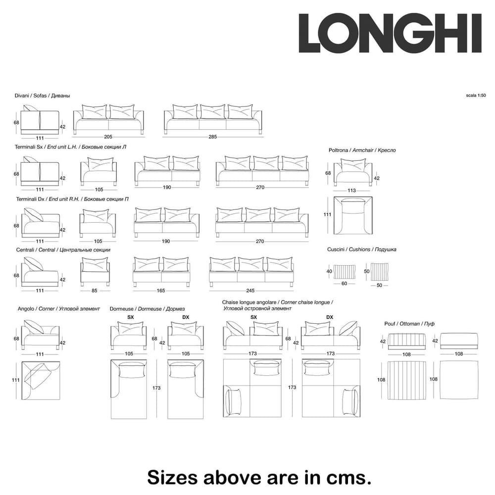 Fold Sofa by Longhi