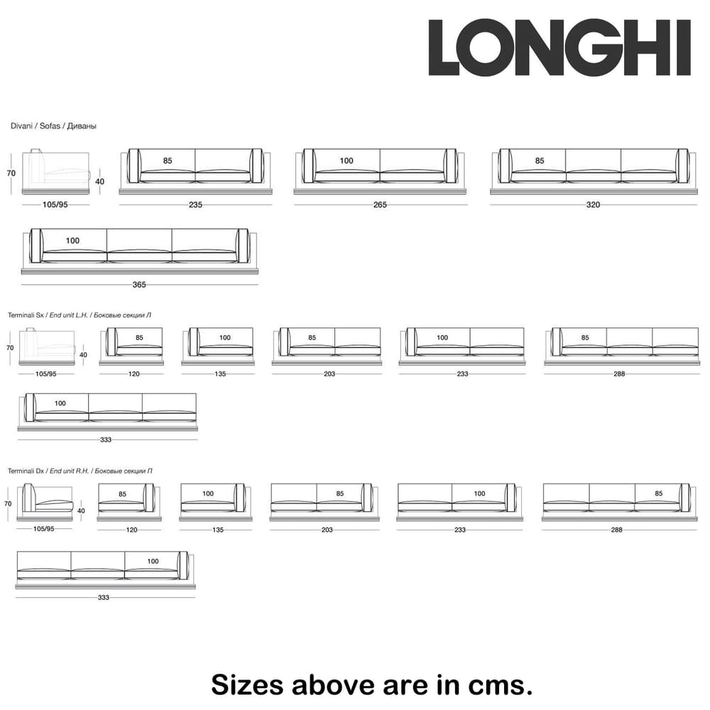 Mason Sofa by Longhi