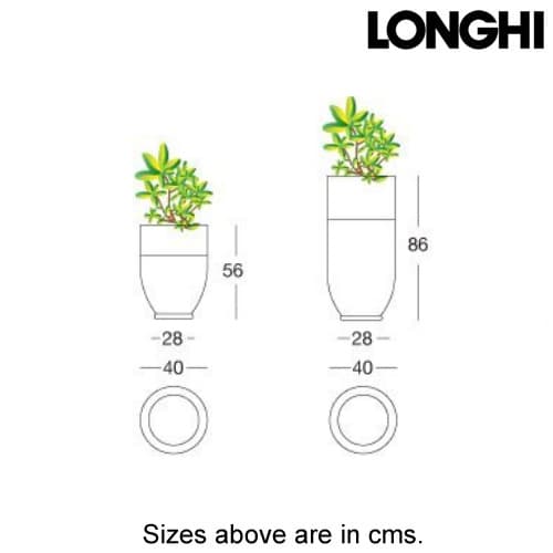 Godwin Cachepot Planter by Longhi