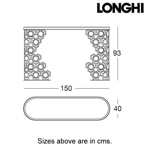 Manfred Console Table by Longhi
