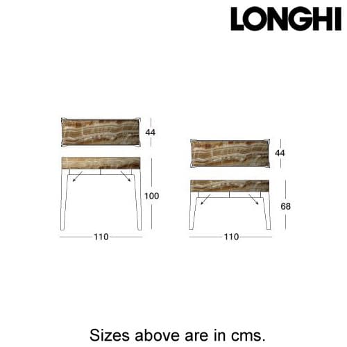 Gorky Onyx Console Table by Longhi