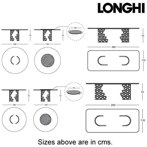 Manfred Table Dining Table by Longhi