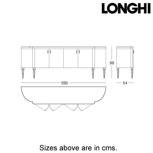 Julian Sideboard by Longhi