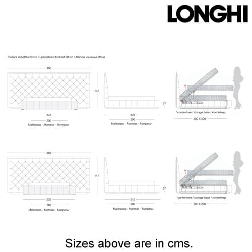 Napoleon Double Bed by Longhi