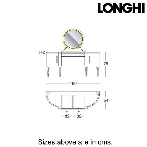 Dame Dressing Table by Longhi