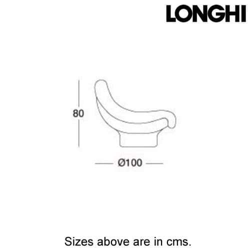 Rodica Lounger by Longhi