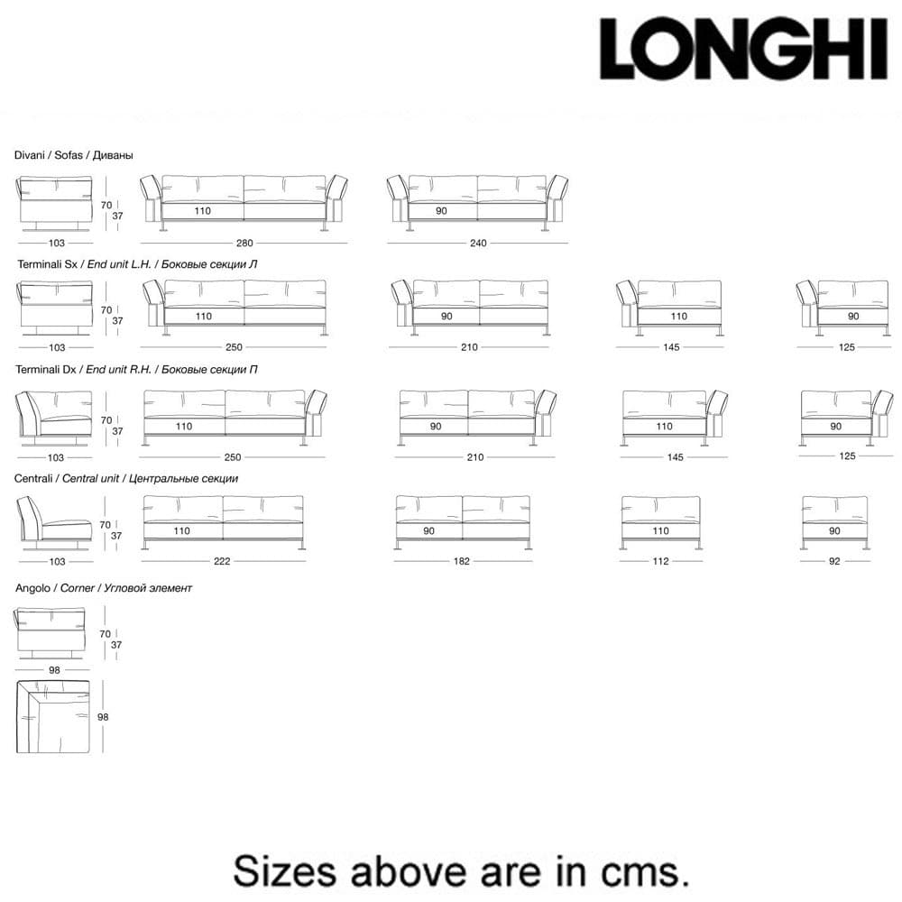 Ritual Sofa by Longhi