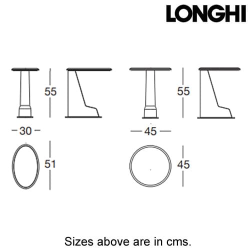 Vincent Side Table by Longhi