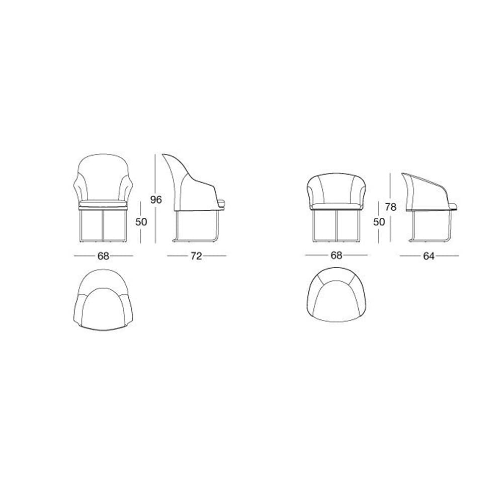 Lily Armchair by Longhi