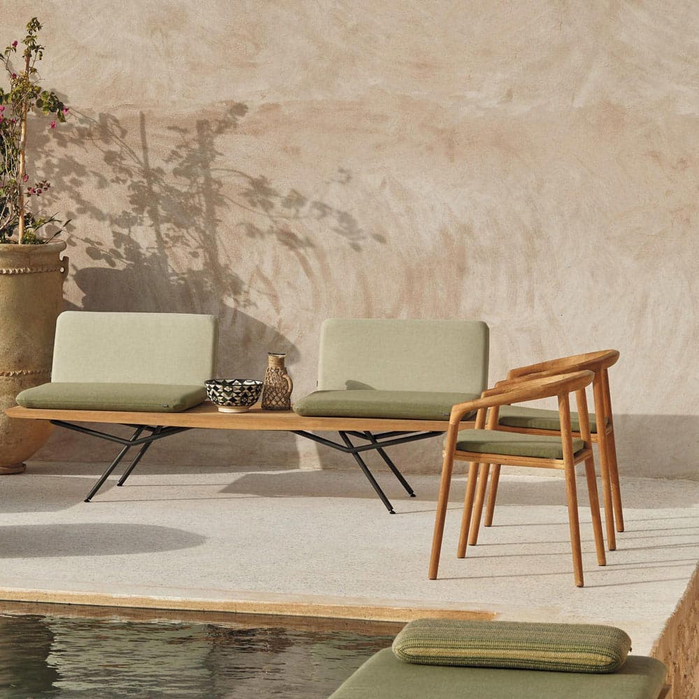 Solid Outdoor Armchair by Manutti