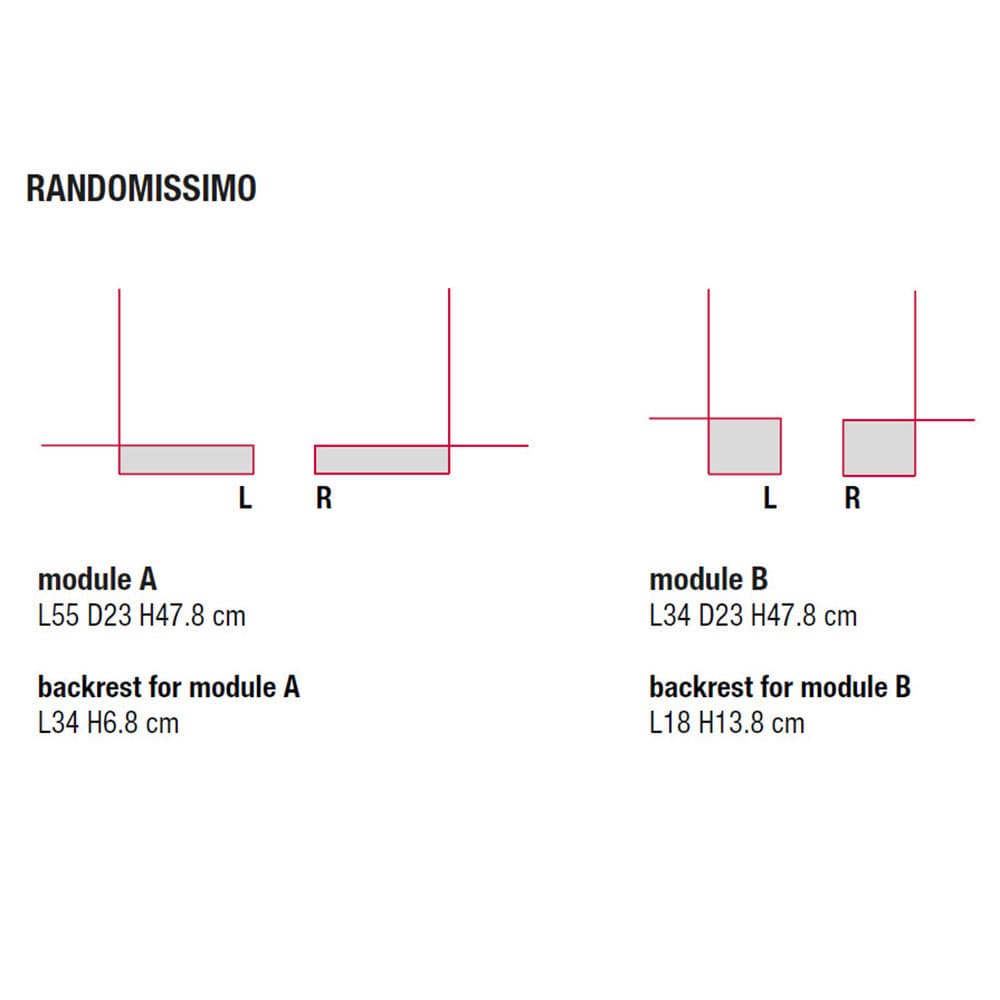 Randomissimo Shelving by Mdf Italia