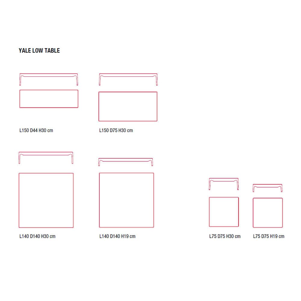 Yale Coffee Table by Mdf Italia