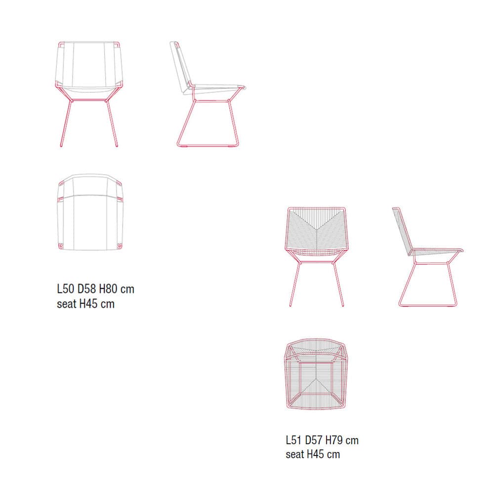 Neil Dining Chair by Mdf Italia