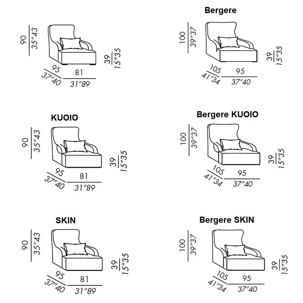 Liu Lounger by Meridiani