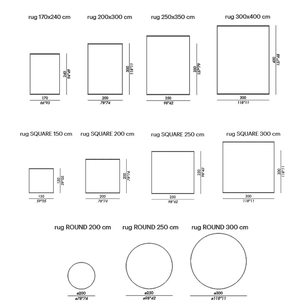 Track Rug by Meridiani