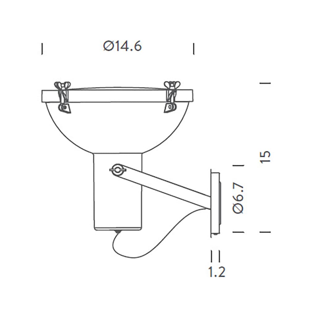 Projecteur 365 Wall Lamp by Nemo