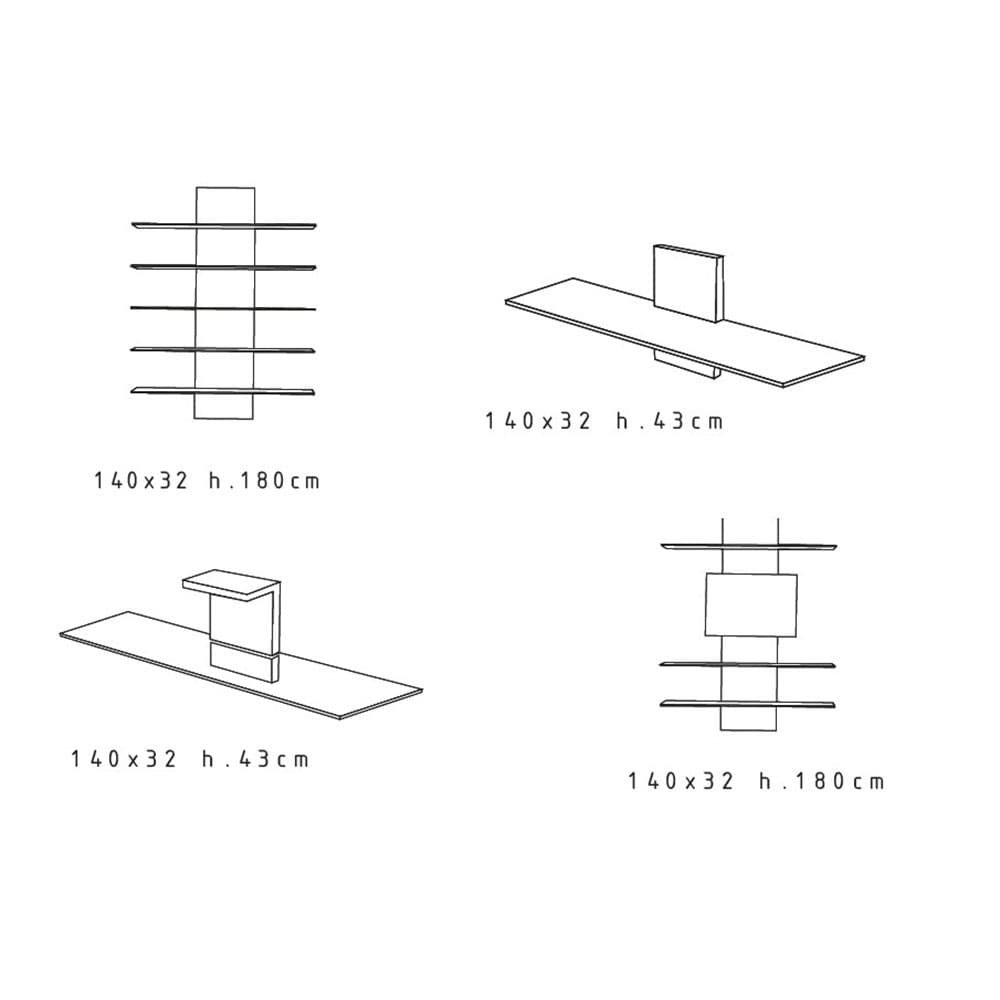 Slide TV Wall Unit by Oris