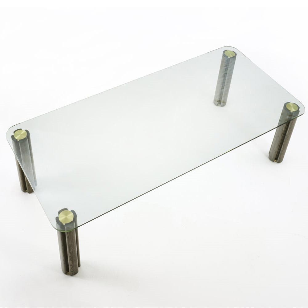 Quadrifoglio Crystal Rectangle Dining Table by Porada