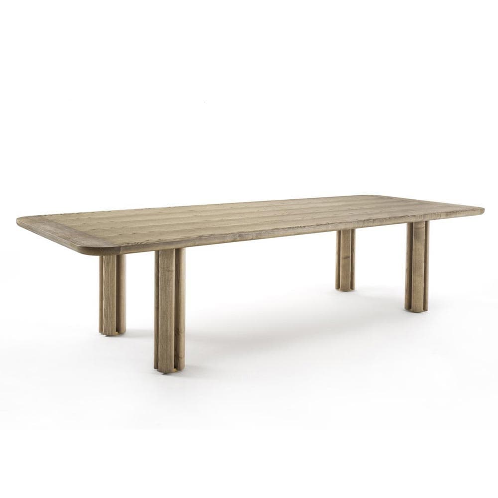 Quadrifoglio Wood Dining Table by Porada
