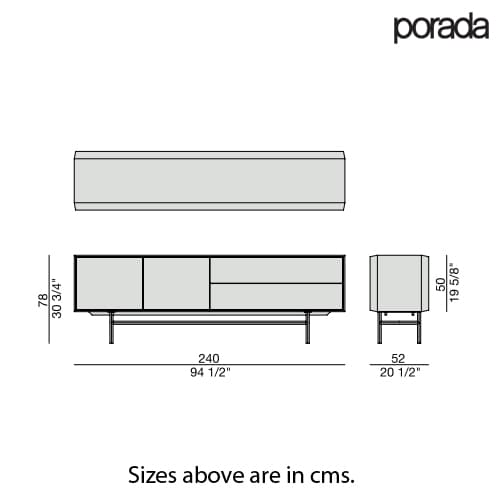 Harald 240 Sideboard by Porada
