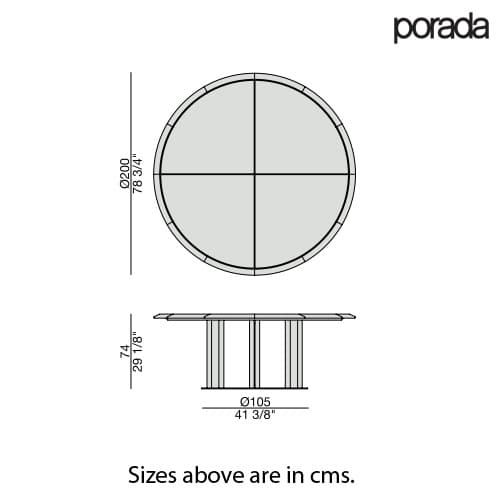 Thayl Dia 200 Dining Table by Porada