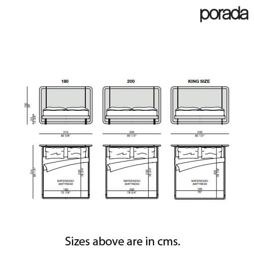 Killian 150 Headboard by Porada