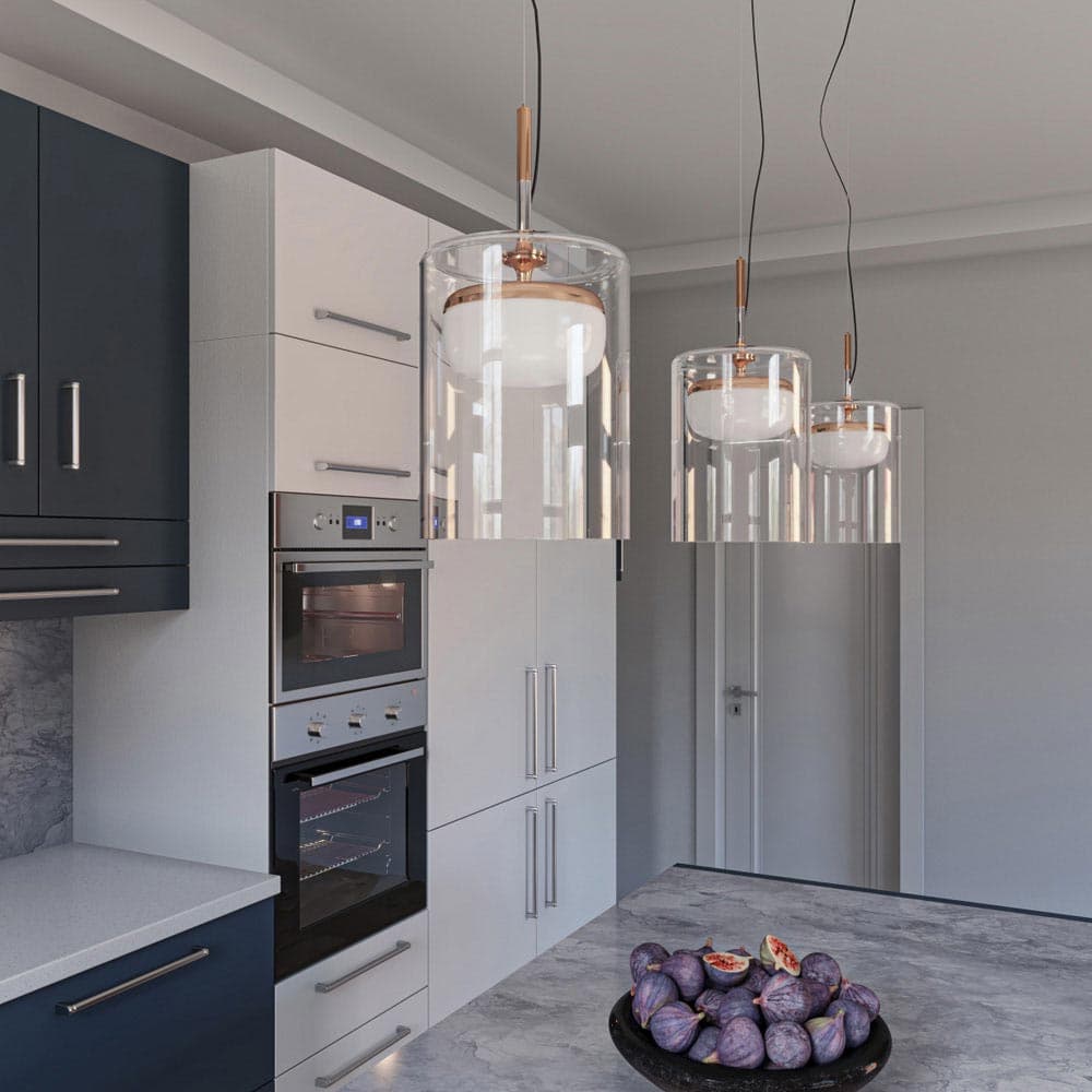 Diver Suspension Lamp by Prandina