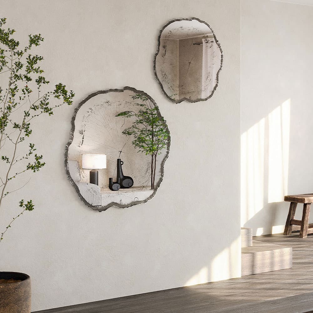 Luna Light Round L Mirror By FCI London