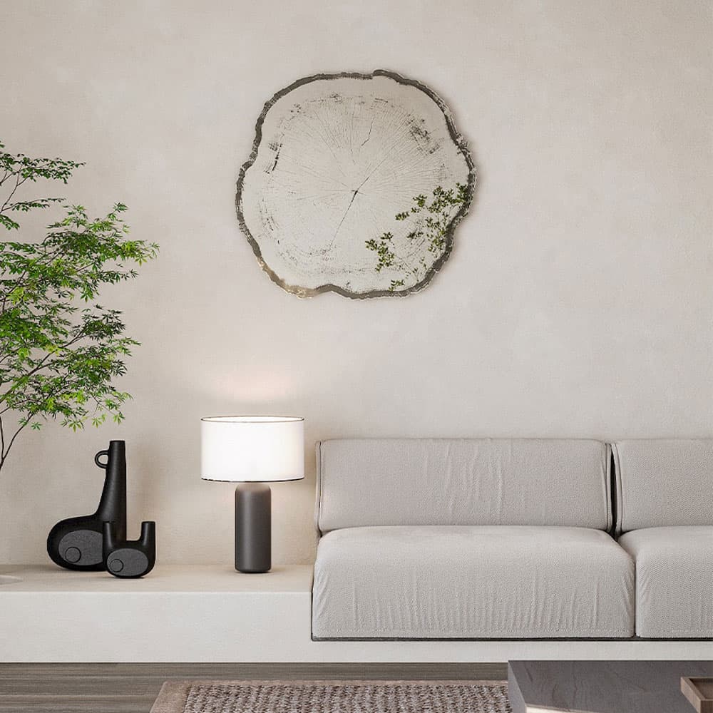Luna Light Round L Mirror By FCI London