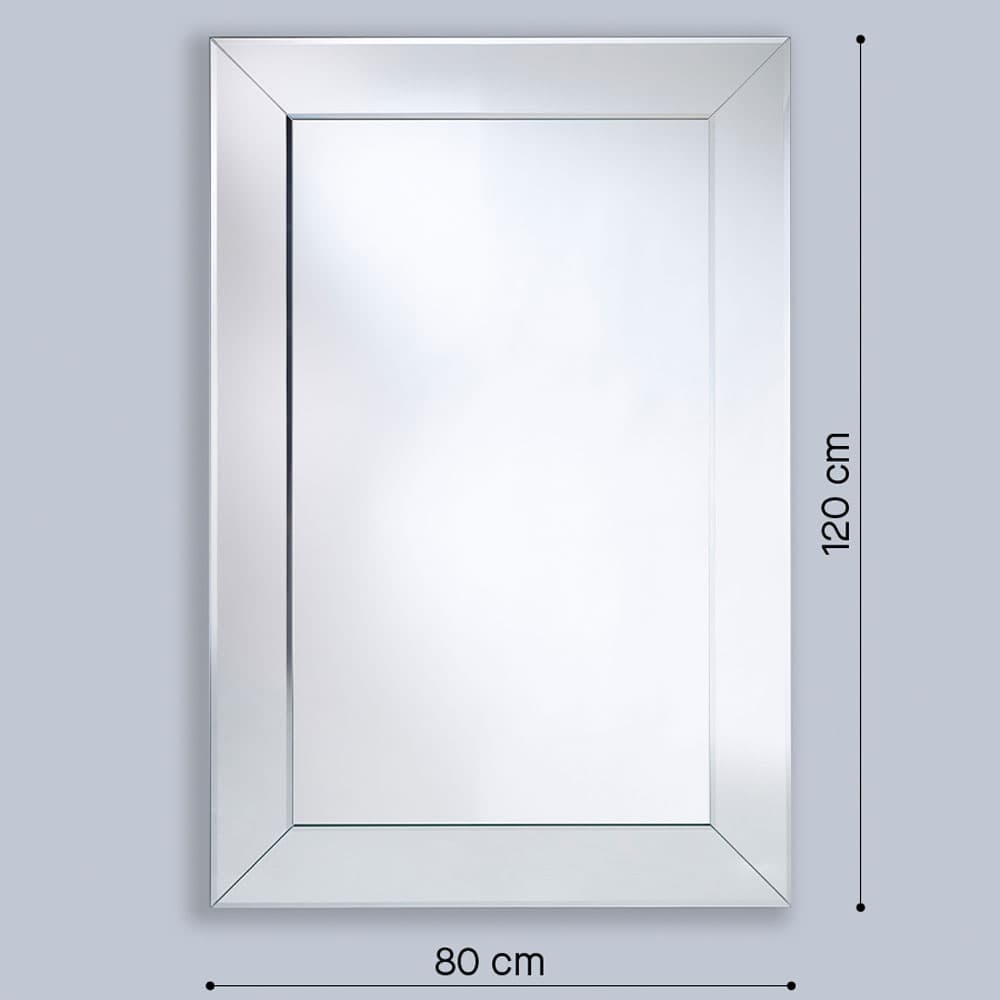 Basta Black Rectangle Mirror By FCI London