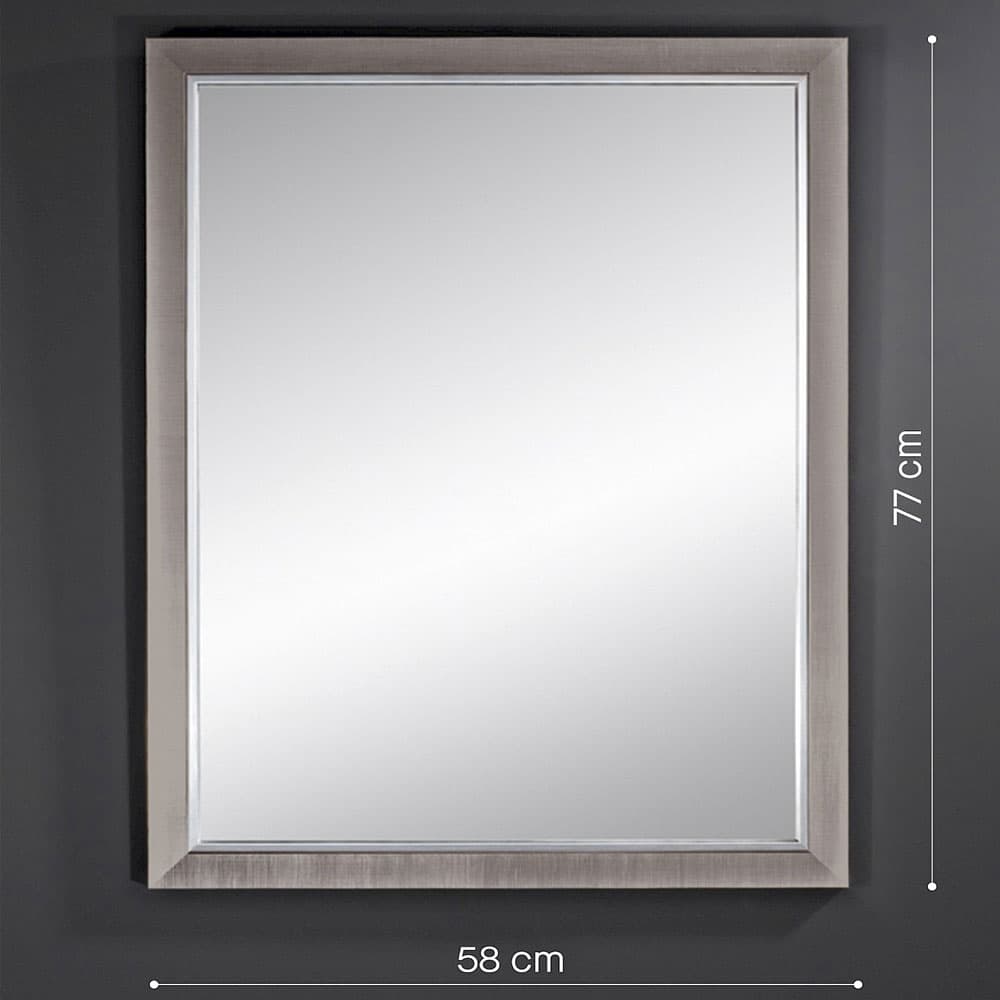 Bremen Dark Rectangle Mirror By FCI London