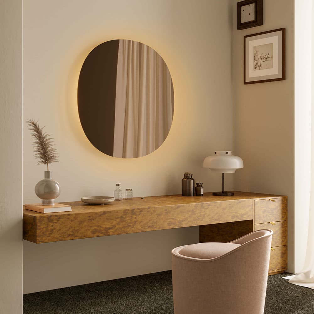 Brio Bronze M Mirror By FCI London