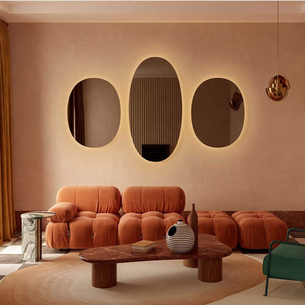 Brio Bronze M Mirror By FCI London