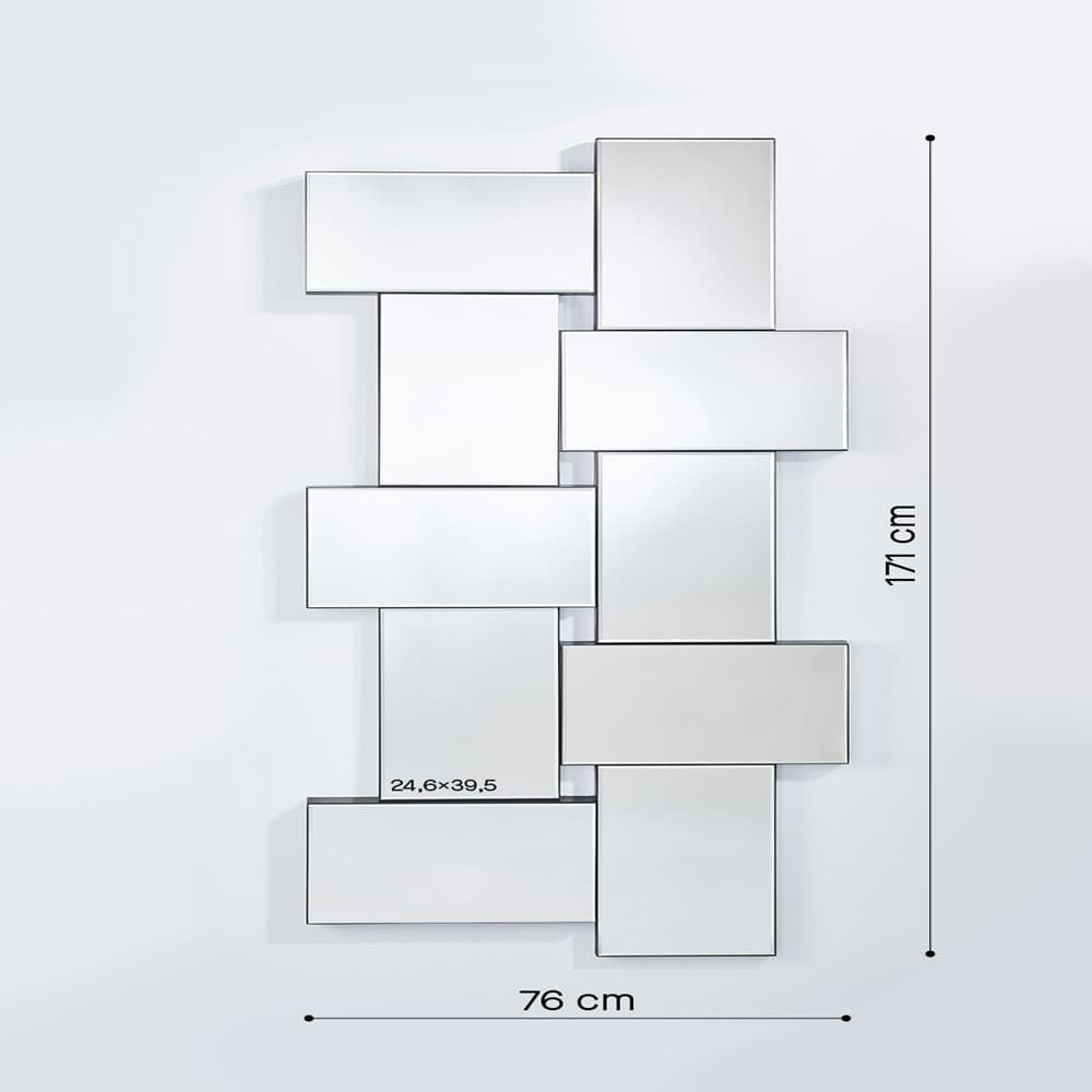 Criss Cross Wall Mirror by By FCI London