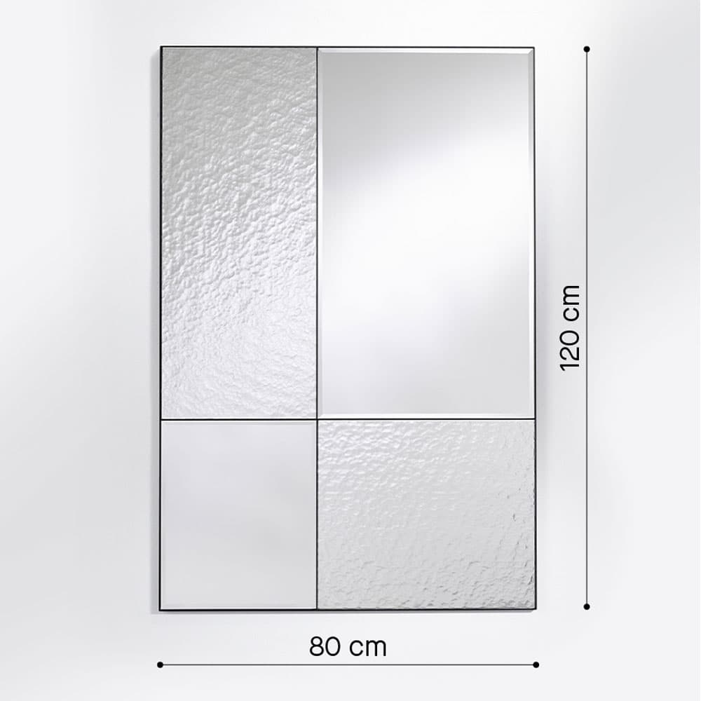 Finestra Deco Rectangle Mirror By FCI London