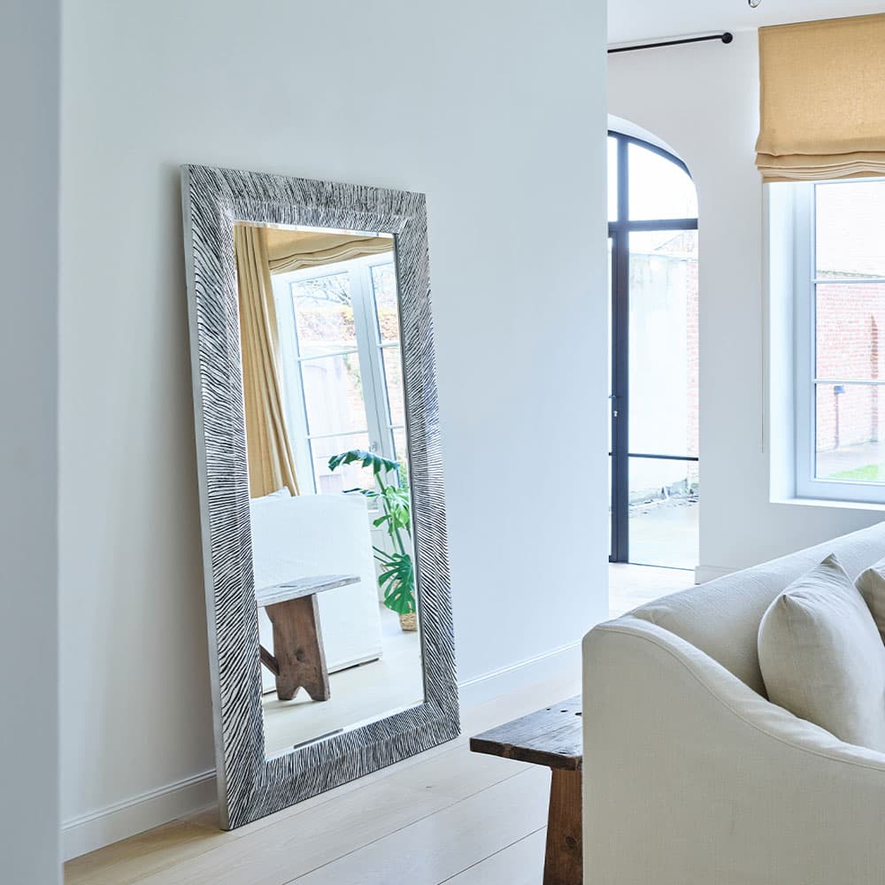 Groove Silver Mirror By FCI London