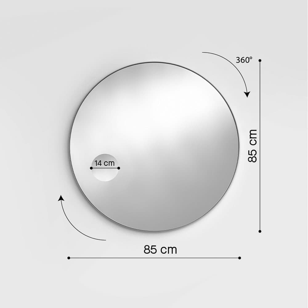 Hoop Zoom Bronze M Mirror By FCI London