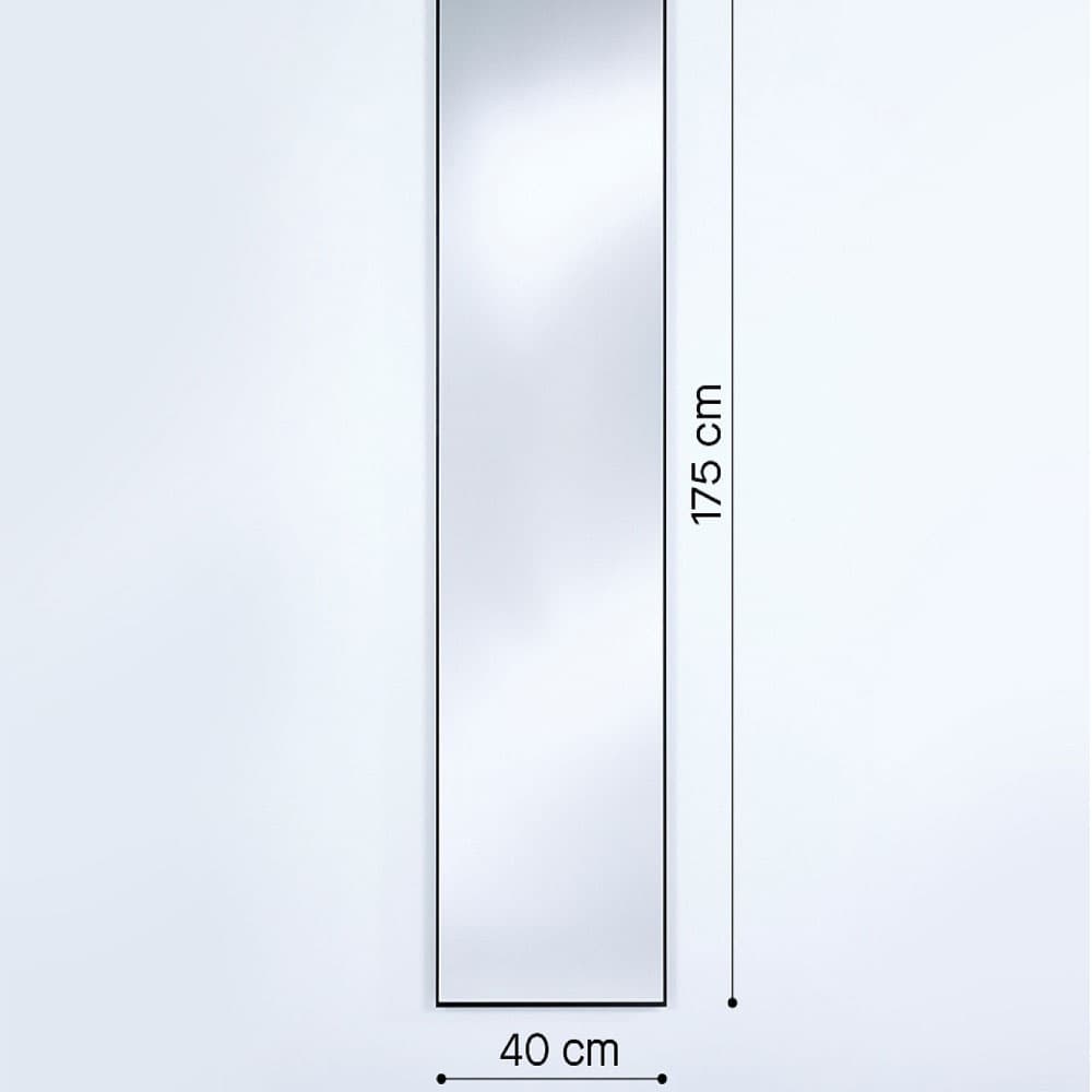 Lucka Black Hall Mirror By FCI London