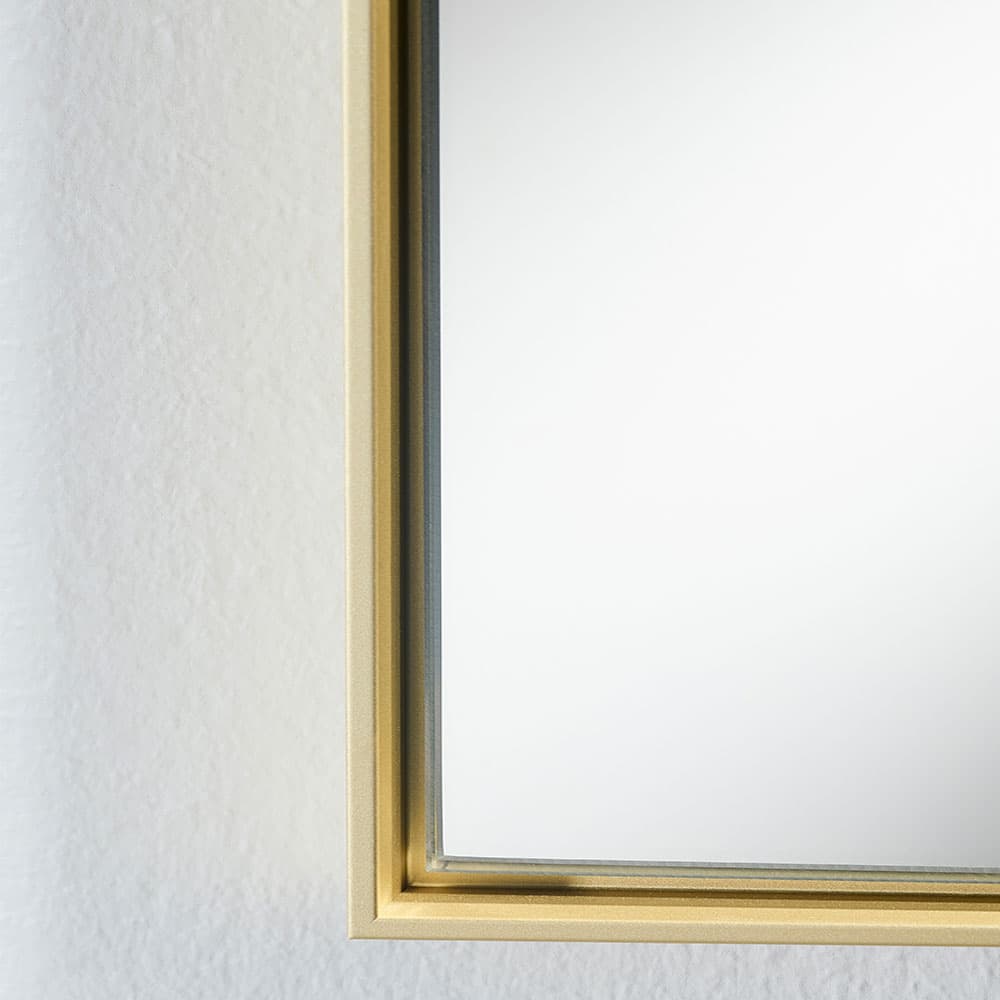 Lucka Gold Small Rectangle Mirror By FCI London