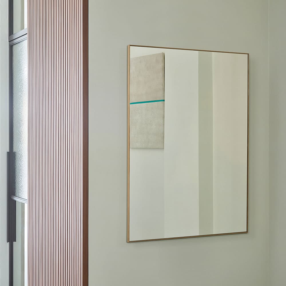 Lucka Oak Small Rectangle Mirror By FCI London